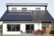 The image shows Viessmann solar modules on a roof