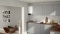 The picture shows the Vitodens 100-W wall mounted gas condensing boiler in a kitchen.